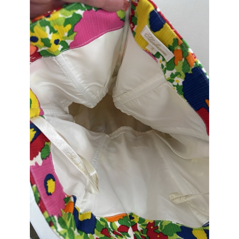 Shoshanna Women 4 Dress Floral Bloomcore Vibrant Pockets Luxury Resortwear Vacay - Picture 7 of 13
